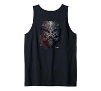Backprint The Mighty Viking with Armor of war Tank Top