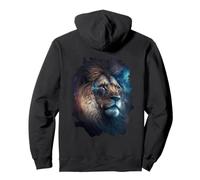 Backprint The mystical strong king of wilderness and nature Pullover Hoodie