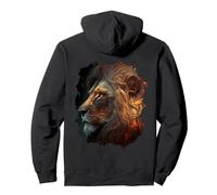 Backprint The mystical strong king of wilderness and nature Pullover Hoodie
