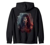 Backprint The vampire legend in fantasy guise Zip Hoodie