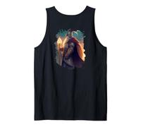 Backprint The Wizard Knight Hero with Courage and Magic Tank Top