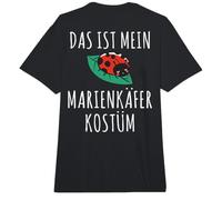 Backprint This is My Ladybug Costume Little Bug Comfort Colors Adult Heavyweight T-Shirt
