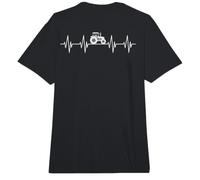 Backprint Tractor ECG Comfort Colors Adult Heavyweight T-Shirt