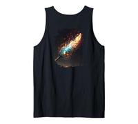 Backprint Wand Magician Magician Wand Magic Tank Top
