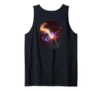 Backprint Wand Magician Magician Wand Magic Tank Top