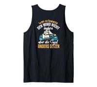 Backprint. We Cannot Change Wind but Set The Sails Tank Top