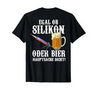 Backprint, Whether Silicone or Beer Main Thing is Leak-Proof T-Shirt