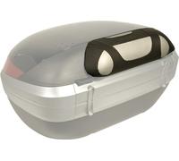 backrest Black Gray Upholstered In Fabric For E55 V56 Top Case