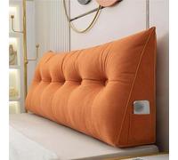 Backrest Bolster Comfortable Wedge Pillow Large Lumbar Support Cushion for Bed Headboard Sofa Multicolor Back Positioning Backrest Soft Reading Pillow,H,200 * 50 * 20CM