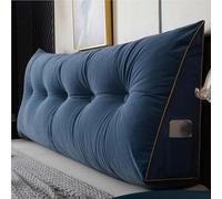 Backrest Bolster Comfortable Wedge Pillow Large Lumbar Support Cushion for Bed Headboard Sofa Multicolor Back Positioning Backrest Soft Reading Pillow,B,200 * 50 * 20CM