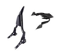 Backrest Motorcycle 1.5"Passenger Rear Passenger Backrest Cushion Pad For Dyna For Fat Bob FXFBS 114 FXFB 107 2018-2024