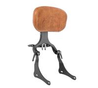 Backrest Rack Motorcycle Backrest Sissy Bar With Luggage Rack For For Vulcan S 650 VN650 EN650 2015-2025 Passenger Cushion Pad Motorbike Passenger Sissy Bar(Black 1)