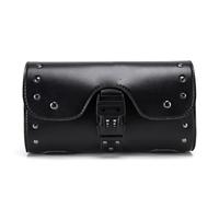 Backrest Tool kit Motorcycle Side Case Front Handle Bag Waterproof PU Leather Storage for Harley(Style 1)