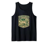 Backroad Soul Vintage Truck Desert Cactus Western Sunset Tank Top