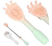 Backscratcher, Electric Back Scratcher Extendable to 18 Inch Itch Relief One-Hand Scratchers with Long Handle Body Scratch Massage Tool for Home Travel..