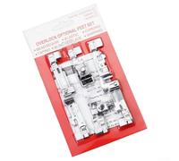 Backstitch Presser Foot 6 Pack for Lock MO-50E MO-51E, Compatible with QuantumLock 14T948 14T957 14T968, Lock For Edge Presser Foot Kit, Steel Sewing Machine Feet