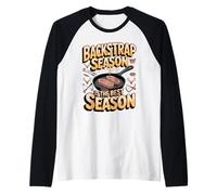 Backstrap Season is The Best Season Bowhunter Raglan Baseball Tee