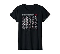 Backstreet Boys DNA Red Steps T-Shirt, Women, Black, XX-Large