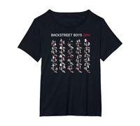 Backstreet Boys DNA Red Steps T-Shirt, Women's Plus, Black, 6X