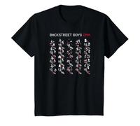 Backstreet Boys DNA Red Steps T-Shirt, Youth, Black, 3T