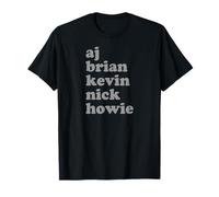 Backstreet Boys Stacked Names T-Shirt