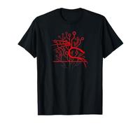 Backtrack Kali Linux with Dragon and Tagline - Red T-Shirt
