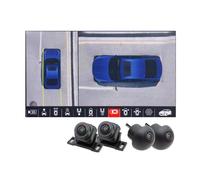 Backup Camera 3D AHD 1080P 360 Degree Car Camera System Around View Bird View 4CH Recorder Auto DVR For Car Player With Wireless Knob(16g)