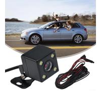 Backup Camera 420TVL CMOS Sensor 4 LED Lights Auto Switch | 420TVL resolution, auto white balance, low light support under 0.5Lux, ABS housing, easy clean