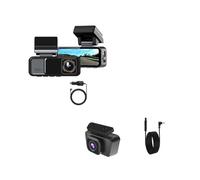Backup Camera 4K Dashcam Front And Rear 2.5K CAR Video Recorder Dual Lens Support WIFI GPS Rearview Reverse Camera(B69P-6M RC,None)