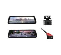 Backup Camera 4K Front View Camera 1080P Rear View Parking Camera 9.66inch IPS Touch Full Screen RearView Mirror Monitor Car Moinitor