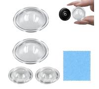 Backup Camera Cover Clear Rain Shield Universal Guard Protector | Car Camera Protective Cover for SUV Truck Van Vehicle Front Back Bumper Reverse Night Parking Driving