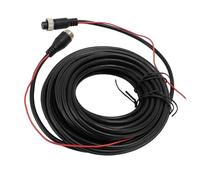 Backup Camera Extension Cable, 10m / 12m / 15m / 20m 4 Pin CCTV Rear View Camera Extension Cable with Trigger Wire for Car Truck Trailer RV (15m / 49.2ft)