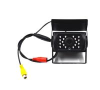 Backup Camera fits For Truck Trailer Pickups RV Backup Heavy Duty 18 LED IR Night Vision Waterproof Vehicle Parking CCD HD Rear View Camera (With lines(4Pin))(With lines(AV))