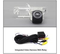 Backup Camera For Dacia For Duster 2009 2010 2011 2012 2013 2014 2015 2016-2018 Night Vision Rear View Camera Reversing Camera Car Back Up Camera HD CCD Vehicle Parking Camera(Integrated,B.solid ruler