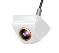 Backup Camera Golden Lens 1920x1080P Car Rear View Camera 170° Full HD Night Vision Reverse AHD Fisheye Vehicle Parking(White-AHD1080P)
