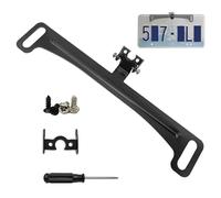 Backup Camera License Plate Bracket - 17.8cm InterHole Distance Outer Shell Cage, Easy Tightening Steady Support Bar | Reversing Safety Monitor Equipment Car Accessories Relative Gift