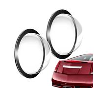 Backup Camera Rain Shield - 2-Piece Adhesive Anti-Glare Protector | Universal Car Rear Camera Rain Cover Hood Sun Shade for Night Driving Road Trip Truck RV Sedan SUV Vehicle Accessories