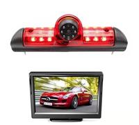 Backup Camera Reversing Camera For Peugeot For Boxer 2006-2019 E9 Brake Light Camera HD 720P Rear View Night Vision Stop(With 5inch Monitor)