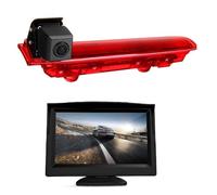 Backup Camera Reversing Camera HD 720P 3rd Brake Light Stop Lights Camera E9 Reversing Backup Rear View Parking For T5 T6 For Transporter For Caravelle Multivan(5.0inch monitor)