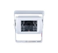 Backup Camera White Truck Backup Heavy Duty 18 LED IR Night Vision Waterproof Vehicle Rear View Camera Replacement for Trailer Pickups RV(Without lines(4Pin))(With lines(4Pin))