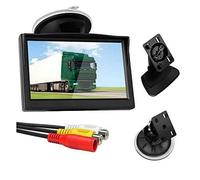 Backup Car Backup Camera/Rear/Dvd/Media Player 5 Inch 800X480 Tft Lcd Hd Screen Monitor With Dual Mounting Bracket Rear Camera