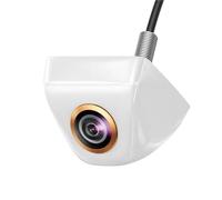 Backup Park Assist Camera Golden Fisheye Lens 170 Full HD Night Vision Reverse AHD Waterproof Metal Body Vehicle Parking Camera(White-CVBS-AHD720P)