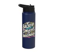 Backup Singer Quote - Funny Karaoke Singing Stainless Steel Insulated Water Bottle