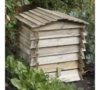 backworth wooden garden composter in natural