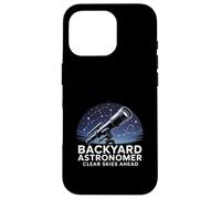 Backyard Astronomer Clear Skies Telescope Case for iPhone 16 Pro