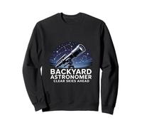 Backyard Astronomer Clear Skies Telescope Sweatshirt
