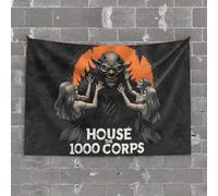 Backyard Bar Decor House of The Thousand Corpses: A Haunting Horror Tale Tapestry Man CABE Decor Funny Kitchen Decor(75X100CM)