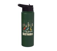 Backyard Birding It's Not Hoarding If It's Bird Feeders Stainless Steel Insulated Water Bottle