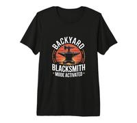 Backyard Blacksmith Mode Activated Forge Premium T-Shirt