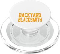 Backyard Blacksmith Retro Funny Ironworker Designs Present PopSockets PopGrip for MagSafe